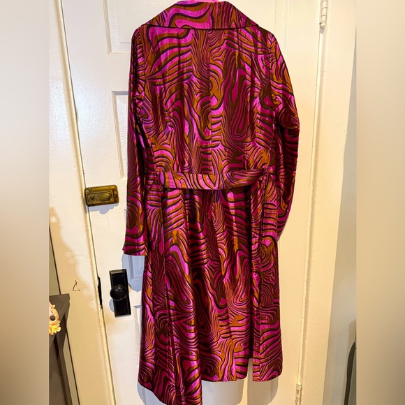 ANDREEVA Raspberry Marlyn Coat NWT ~ Size M - Picture 4 of 9